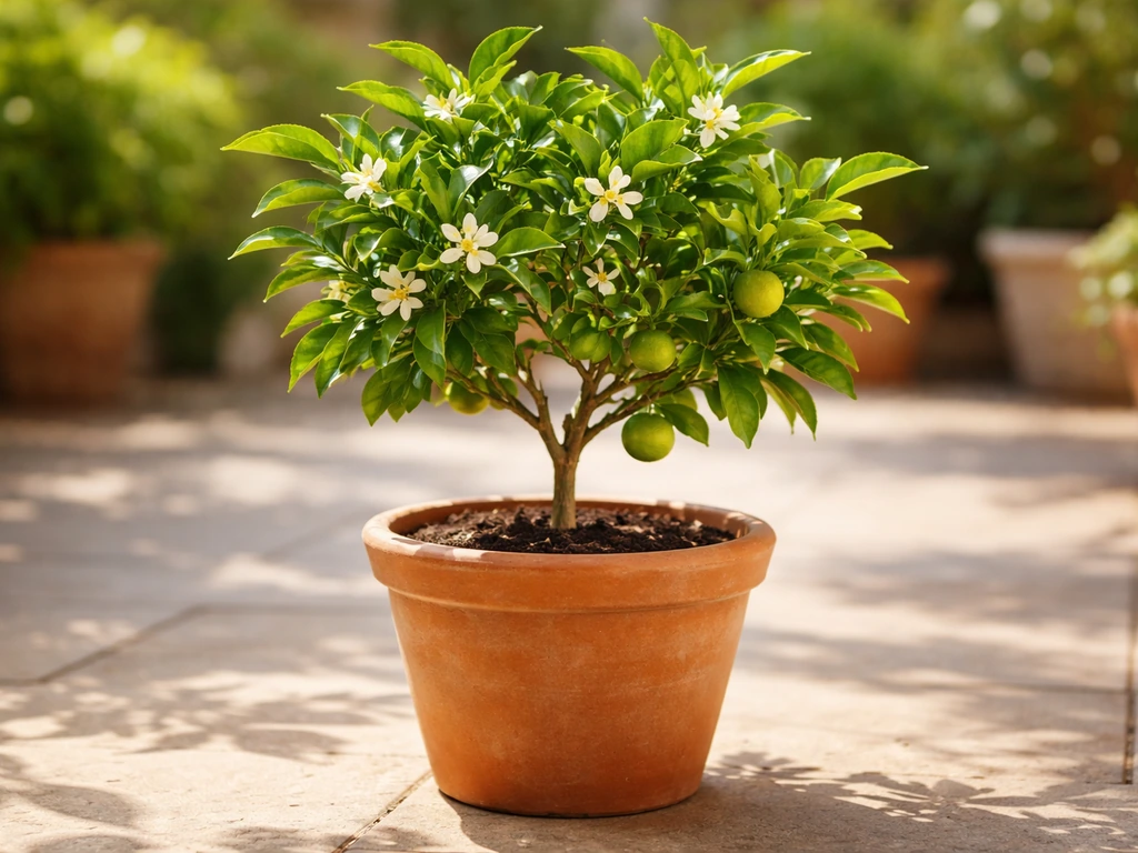 how to grow citrus trees in a pot