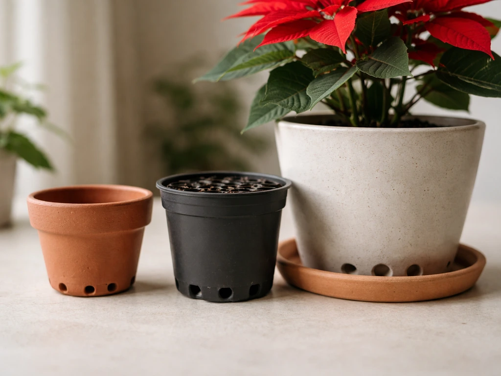 how to grow poinsettia in a pot