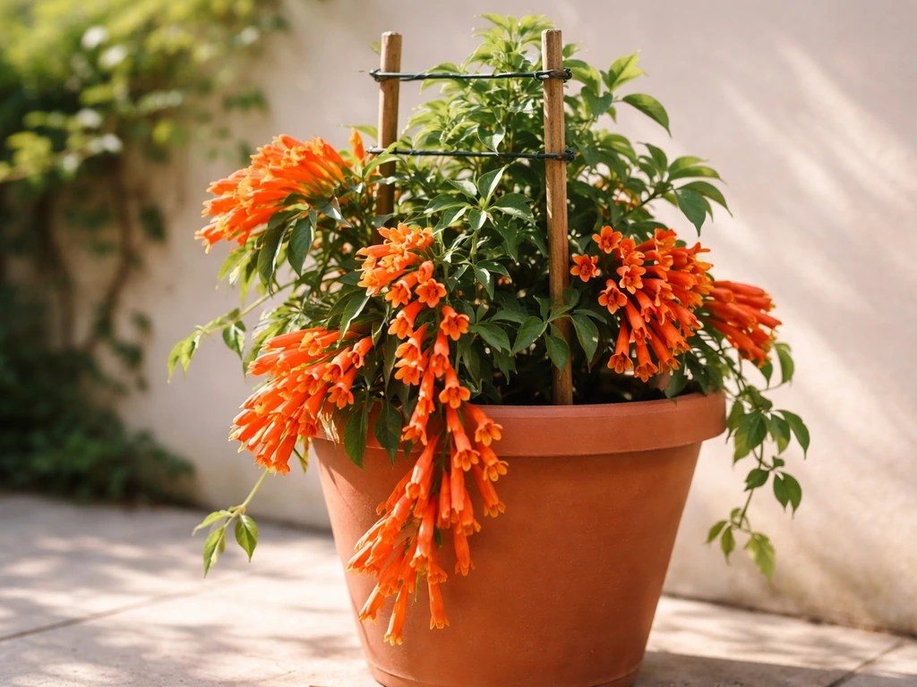 How to Grow Flame Vine in Pots: Beginner Guide
