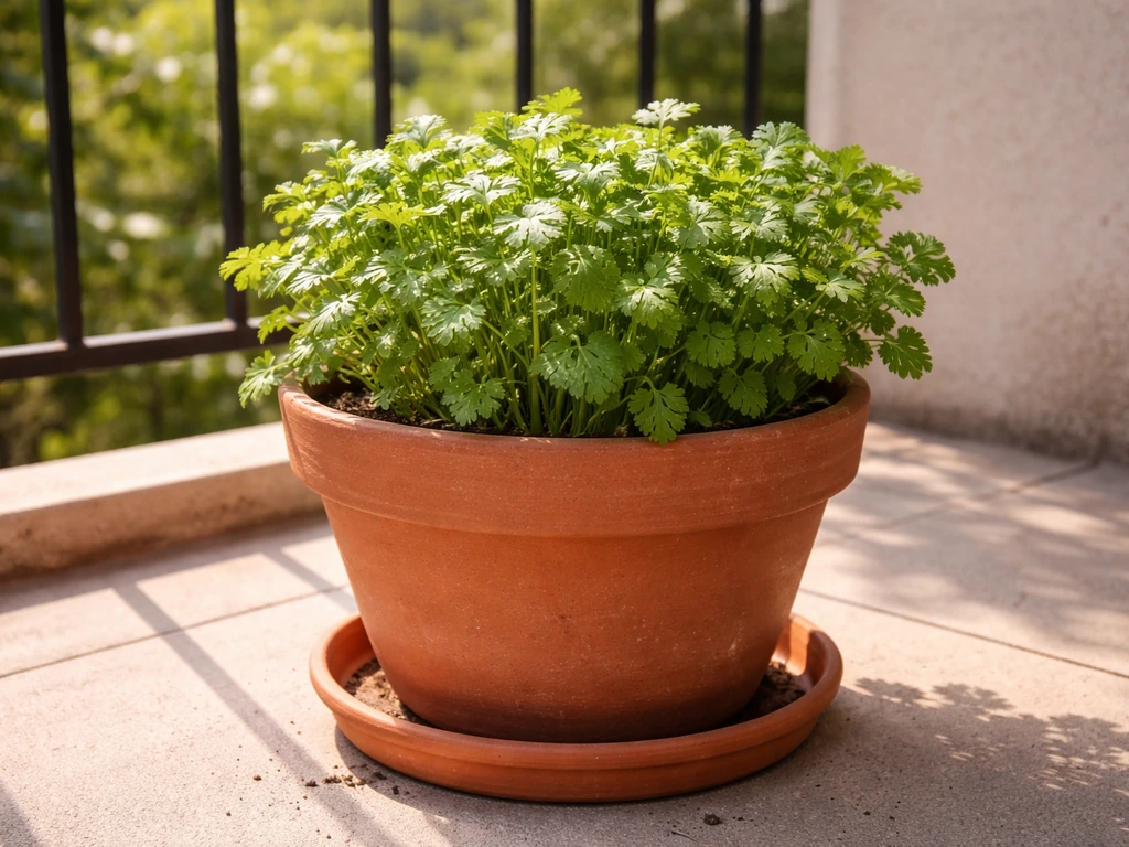 how to grow dhaniya in pot